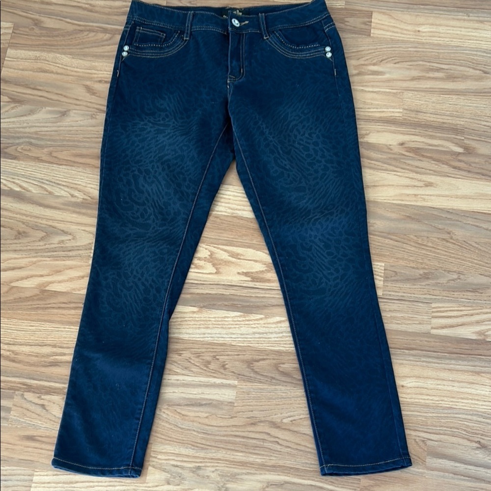 Karma Blue Straight Leg Jeans Classic Denim